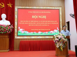 Xã Chương Dương triển khai dự án xây dựng hệ thống
 mạng lưới cấp nước giai đoạn 2A