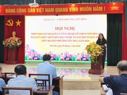Phường Yên Hòa triển khai Kế hoạch lấy ý kiến Nhân dân về sắp xếp tổ dân phố