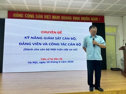 ỦY BAN MTTQ VIỆT NAM PHƯỜNG NGHĨA ĐÔ TỔ CHỨC LỚP TẬP HUẤN NGHIỆP VỤ CÔNG TÁC MẶT TRẬN NĂM 2026