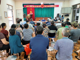 Hội nghị họp dân để thực hiện Dự án Bồi thường, hỗ trợ, tái định cư và giải phóng mặt bằng tạo quỹ đất đấu giá quyền sử dụng đất trên địa bàn xã Dương Hòa - khu giáp trung tâm thể thao Minh Khai