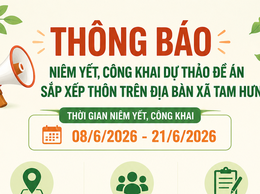 (DỰ THẢO) ĐỀ ÁN: Sắp xếp thôn trên địa bàn xã Tam Hưng