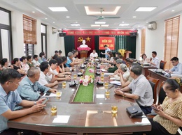 Xã Thiên Lộc tổ chức hội nghị thông tin về việc phá dỡ, di chuyển tài sản phục vụ dự án cầu Thượng Cát và đường hai đầu cầu