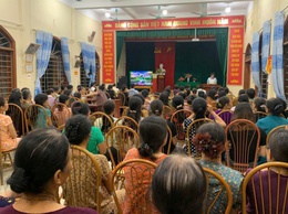 HỘI LIÊN HIỆP PHỤ NỮ XÃ THANH OAI ĐẨY MẠNH TUYÊN TRUYỀN, TẠO SỰ ĐỒNG THUẬN TRONG THỰC HIỆN DỰ ÁN KHU ĐÔ THỊ THỂ THAO OLYMPIC TẠI THÔN VĂN QUÁN, KIM THÀNH, ĐỒNG TÂM