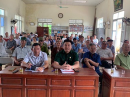 TUYÊN TRUYỀN CÔNG TÁC GIẢI PHÓNG MẶT BẰNG TẠI THÔN ĐỘNG GIÃ