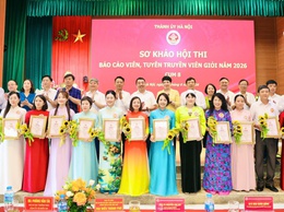 Xã Phú Nghĩa đạt Giải chuyên đề sáng tạo ứng dụng số xuất sắc nhất và Giải Khuyến khích vòng sơ khảo Hội thi báo cáo viên, tuyên truyền viên giỏi năm 2026 cụm số 8 TP Hà Nội