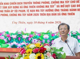 XÃ ỨNG THIÊN PHÁT ĐỘNG CHIẾN DỊCH TRUYỀN THÔNG PHÒNG, CHỐNG MA TÚY NĂM 2026