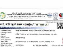 HỢP TÁC XÃ NÔNG NGHIỆP CÔNG NGHỆ CAO AN PHÚ HÀ NỘI CÔNG BỐ SẢN PHẨM TRÀ ỔI RỪNG