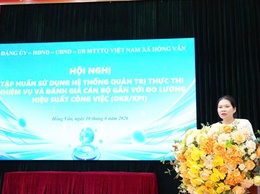 Tập huấn sử dụng hệ thống quản trị thực thi nhiệm vụ và đánh giá cán bộ gắn với đo lường hiệu suất công việc theo phương pháp okr/kpi trên nền tảng hanoiwork