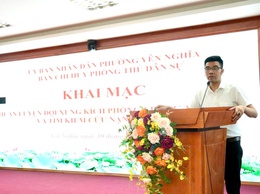 Phường Yên Nghĩa khai mạc huấn luyện đội xung kích phòng, chống thiên tai và tìm kiếm cứu nạn năm 2026