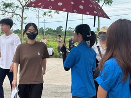 Gần 700 thí sinh tham dự kỳ thi tốt nghiệp THPT tại điểm thi trường THPT Phúc Thọ