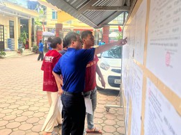 CÁC THÍ SINH XÃ HƯNG ĐẠO TỰ TIN BƯỚC VÀO KỲ THI TỐT NGHIỆP THPT NĂM 2026