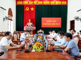 THƯỜNG TRỰC ĐẢNG ỦY PHƯỜNG SƠN TÂY NGHE BÁO CÁO KẾT QUẢ TRIỂN KHAI ĐỀ ÁN CHUYỂN ĐỔI SỐ GIAI ĐOẠN 2026 – 2030