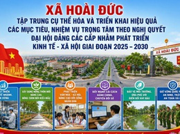 Hoài Đức cụ thể hóa và triển khai các mục tiêu, nhiệm vụ trọng tâm theo Nghị quyết Đại Hội Đảng các cấp nhằm phát triển kinh tế - xã hội giai đoạn 2025 – 2030