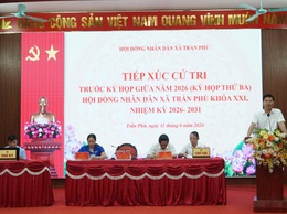 Đơn vị bầu cử số 7 HĐND xã tiếp xúc cử tri trước kỳ họp thường lệ giữa năm 2026
