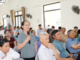 Đơn vị bầu cử số 1: đại biểu HĐND xã Trần Phú tiếp xúc cử tri trước kỳ họp thường lệ giữa năm 2026