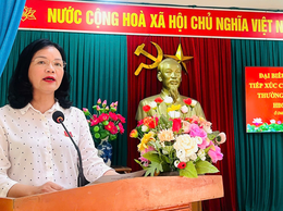 Tổ Đại biểu HĐND số 3 khu vực Liên Hồng tiếp xúc cử tritrước kỳ họp thường lệ giữa năm 2026