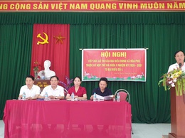 Tổ đại biểu số 4 HĐND xã Hòa Phú tiếp xúc cử tri tại nhà văn hóa thôn Hợp Nhất