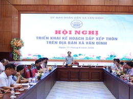 Xã Vân Đình dự kiến giảm 8 thôn, bảo đảm giữ gìn bản sắc cộng đồng
