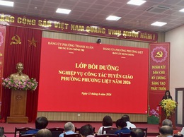 Phường Phương Liệt bồi dưỡng kỹ năng nắm bắt, định hướng dư luận xã hội trên không gian mạng