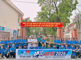 CÔNG AN XÃ HÁT MÔN BẢO ĐẢM ANTT, ATGT VÀ TIẾP SỨC KỲ THI TỐT NGHIỆP THPT NĂM 2026