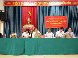 Tổ đại biểu số 4 HĐND xã Liên Minh tiếp xúc cử tri trước kỳ họp thứ 2 HĐND xã khóa II, nhiệm kỳ 2026 - 2031
