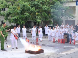 Nâng cao năng lực xử lý cháy, nổ tại cơ sở y tế