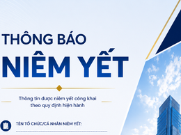 Niêm yết thông báo giải quyết hồ sơ đề nghị cấp lại Giấy chứng nhận quyền sử dụng đất