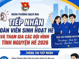 THÔNG BÁO VỀ VIỆC TIẾP NHẬN SỔ ĐOÀN/PHIẾU SINH HOẠT HÈ NĂM 2026.