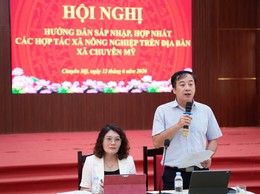 Hội nghị hướng dẫn sáp nhập, hợp nhất các Hợp tác xã nông nghiệp trên địa bàn xã