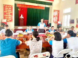 HỘI LHPN XÃ PHÚC SƠN TIẾP TỤC KIỂM TRA VIỆC THỰC HIỆN ĐIỀU LỆ HỘI VÀ HOẠT ĐỘNG VỐN VAY NHCSXH NĂM 2026