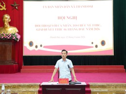 Xã Thanh Oai lắng nghe, tháo gỡ khó khăn, nâng cao chất lượng phục vụ người dân và doanh nghiệp
