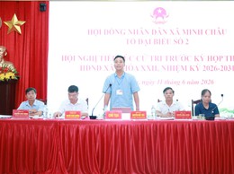 Xã Minh Châu tổ chức tiếp xúc cử tri trước kỳ họp thứ Ba – HĐND xã khóa XXII, nhiệm kỳ 2026 – 2031.