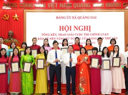 Quảng Oai tổng kết, trao giải Cuộc thi chính luận về bảo vệ nền tảng tư tưởng của Đảng lần thứ Sáu năm 2026