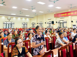 Hơn 200 hộ dân khu vực Hạ Mỗ tham dự Hội nghị phổ biến chính sách về công tác thu hồi đất, bồi thường, hỗ trợ, tái định cư