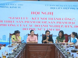 Phụ nữ Phúc Thọ kết nối sản phẩm OCCOP, lan tỏa tinh thần khởi nghiệp và kinh doanh vì cộng đồng
