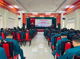 Hoài Đức tham gia huấn luyện dân quân tự vệ năm thứ nhất PTKV2-Phúc Thọ