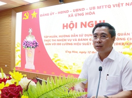 ỨNG HÒA TỔ CHỨC TẬP HUẤN SỬ DỤNG HỆ THỐNG QUẢN TRỊ THỰC THI NHIỆM VỤ VÀ ĐÁNH GIÁ CÁN BỘ GẮN VỚI ĐO LƯỜNG HIỆU SUẤT CÔNG VIỆC (OKR/KPI).