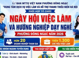 Ngày hội việc làm và hướng nghiệp dạy nghề hường Đông Ngac năm 2026