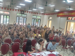 Nhân dân thôn Cổ Điển B thống nhất cao phương án sắp xếp đơn vị dân cư