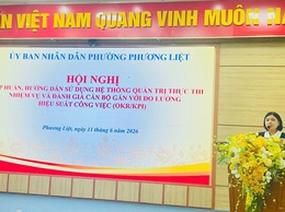 PHƯỜNG PHƯƠNG LIỆT: ĐỔI MỚI CÔNG TÁC ĐÁNH GIÁ CÁN BỘ QUA ĐÀO TẠO, ỨNG DỤNG PHƯƠNG PHÁP OKR/KPI TRÊN HANOIWORK
