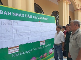 Thôn Vĩnh Thượng, Vĩnh Hạ : triển khai phương án, lấy ý kiến nhân dân sắp xếp lại thôn Vĩnh Thượng, Vĩnh Hạ