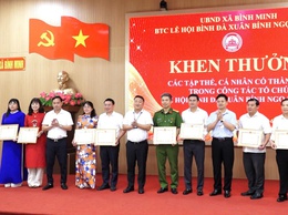 Biểu dương 28 cá nhân, 10 tập thể xuất sắc trong công tác tổ chức Lễ hội Bình Đà năm 2026