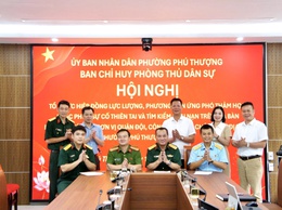 Phường Phú Thượng tổ chức Hội nghị hiệp đồng các lực lượng thực hiện nhiệm vụ phòng thủ dân sự năm 2026
