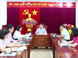 Hội nghị họp Ban đại diện Hội đồng quản trị ngân hàng chính sách xã Hát Môn