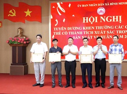 XÃ BÌNH MINH CHỦ ĐỘNG CÁC GIẢI PHÁP SẢN XUẤT VỤ MÙA, GIỮ VỮNG AN TOÀN DỊCH BỆNH TRÊN ĐÀN VẬT NUÔI