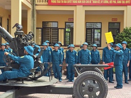 Ban CHQS xã Phú Nghĩa hoàn thành xuất sắc nhiệm vụ huấn luyện Đại đội dân quân pháo phòng không năm 2026