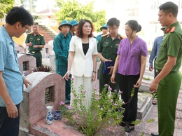 Khảo sát thực địa các mộ liệt sĩ chưa xác định được thông tin an táng phục vụ lấy mẫu giám định AND