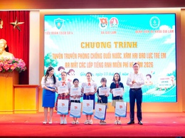 Xã Gia Lâm tổ chức chương trình tuyên truyền phòng chống đuối nước, xâm hại, bạo lực trẻ em và ra mắt các lớp học tiếng Anh miễn phí hè năm 2026