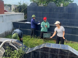 Xã Tam Hưng: Thận trọng, trách nhiệm trong công tác di chuyển mồ mả phục vụ Dự án Thể thao quốc tế Hà Nội