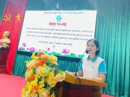 Lan tỏa thông điệp “Gia đình hạnh phúc - Quốc gia thịnh vượng” qua chuỗi hoạt động ý nghĩa của Hội Liên hiệp Phụ nữ xã